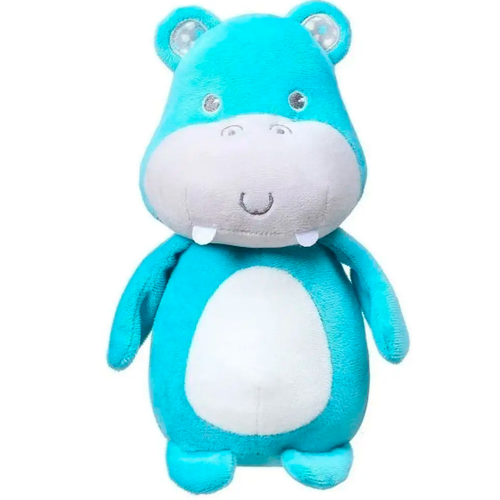 Мягкая игрушка-погремушка Бегемотик