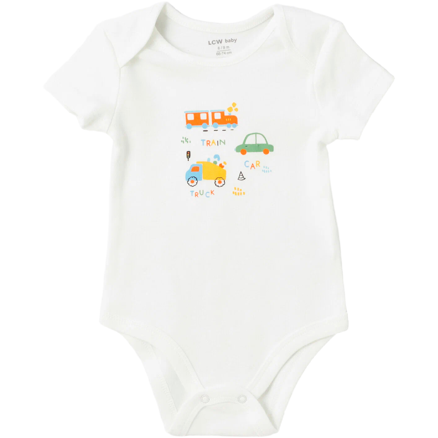 Боди "Птенчик и машинки", размер 62-68