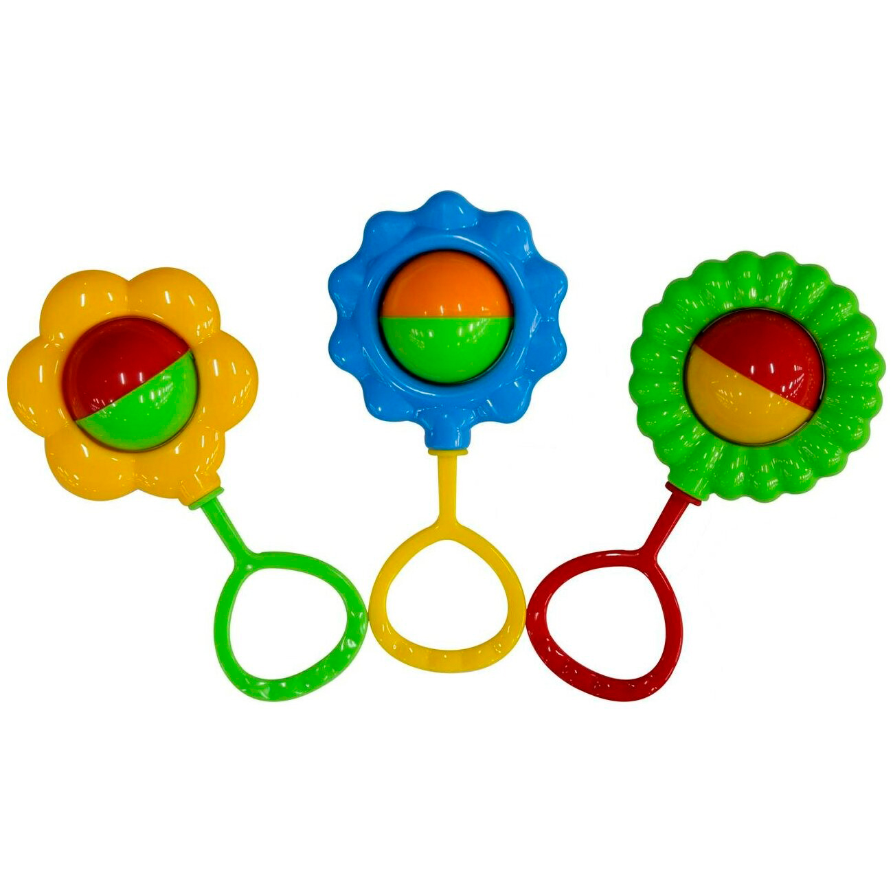 Погремушка Цветок в ассортименте