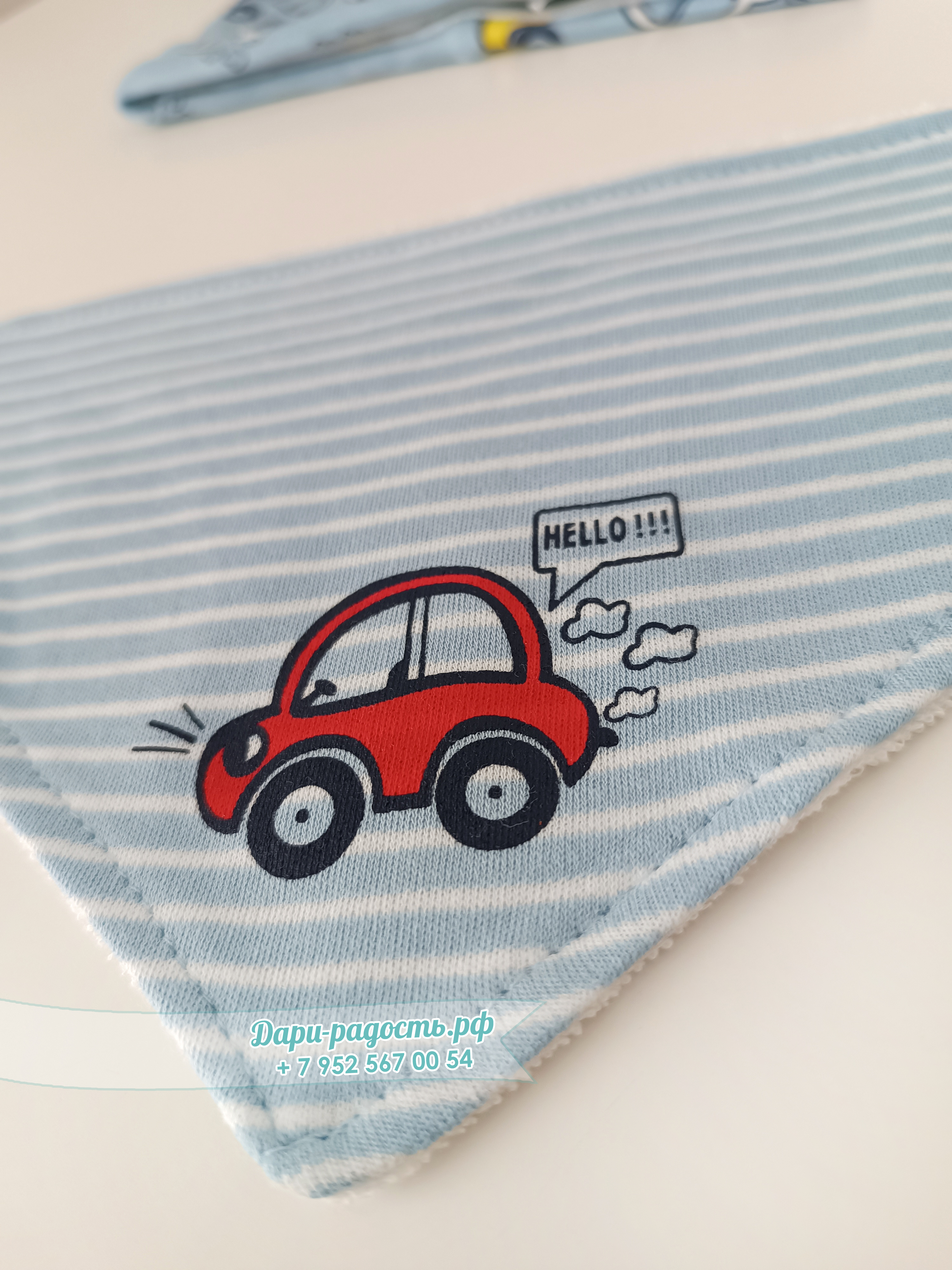 Торт из памперсов для мальчика "Мишка и машинки"