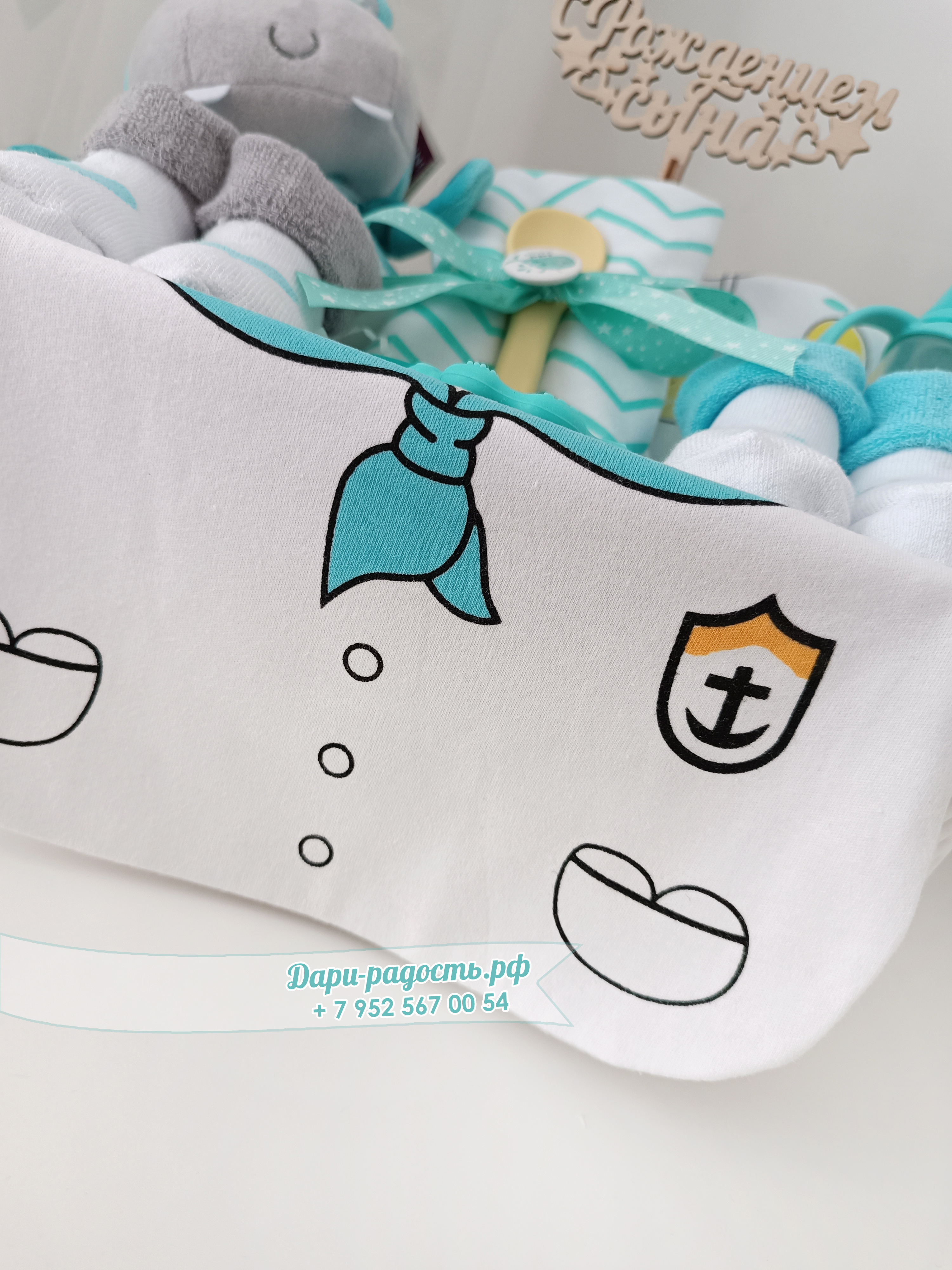 Корзина на рождение мальчика 