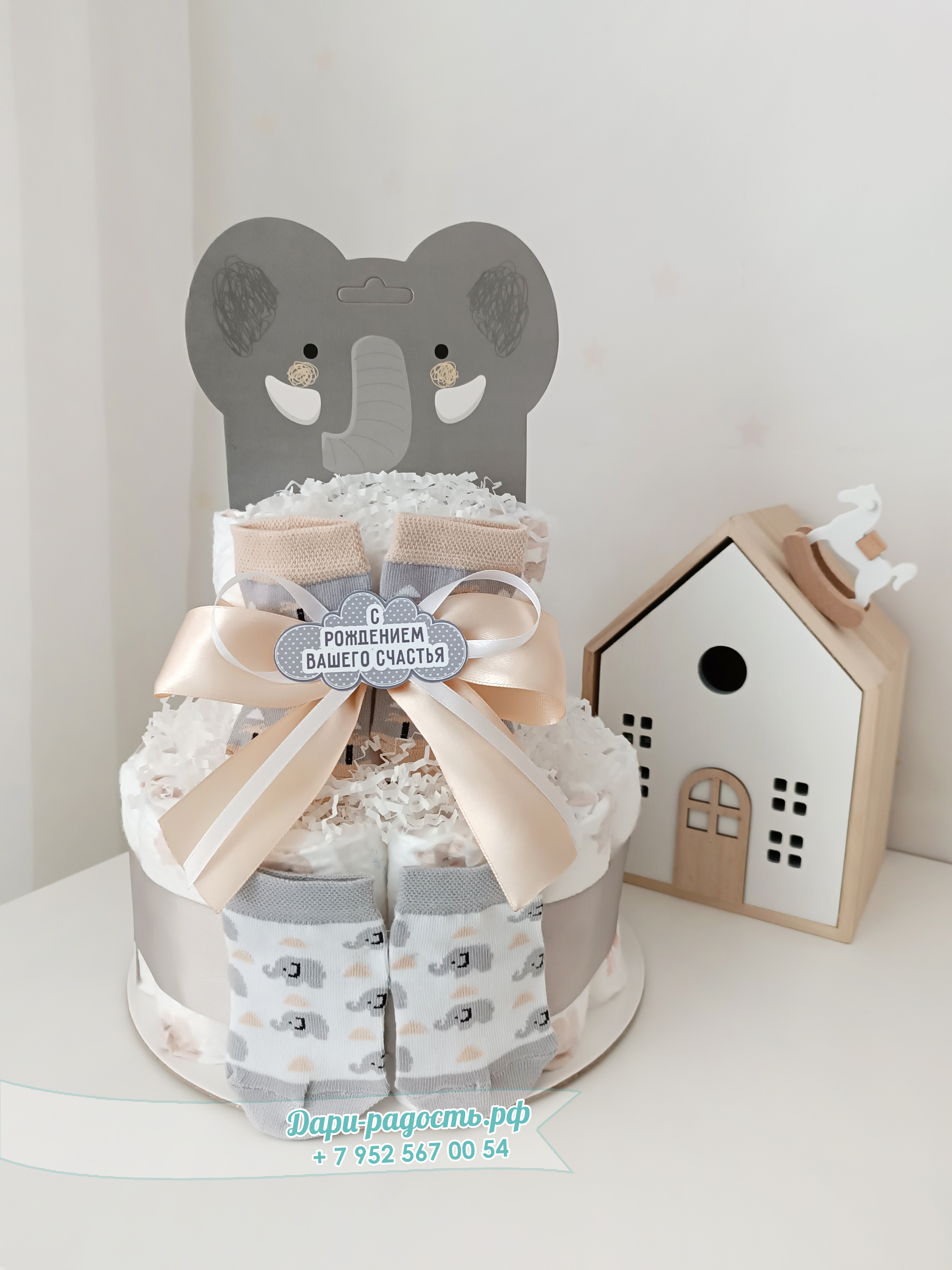 Копия Тортик из подгузников для мальчика 